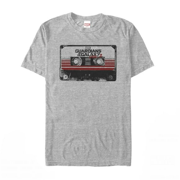 Men's Marvel Guardians of the Galaxy Vol. 2 Cassette T-Shirt - Athletic Heather - 3X Large