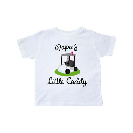 

Inktastic Papa Little Golf Caddy Gift Toddler Boy or Toddler Girl T-Shirt