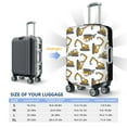 thumbnail image 6 of Daiia Funny Excavator Luggage Cover, Thickened Washable Travel Luggage Covers, Elastic Unique Baggage Covers for 18-20 inch Luggage-Medium, 6 of 9