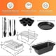 thumbnail image 2 of Air Fryer Accessories, Set Of 9 Fit Compatible Ninja Dual Air Fryer Af300uk, Af400uk & Most 3.7qt - 4.2qt And Larger Dual Zone Air Fryers, Include Cak, 2 of 5