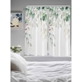 thumbnail image 3 of Eucalyptus Leaves Bedroom Curtains 63 Inches length, Spring Botanical Pastoral Watercolor Window Treatment Curtain Drapes, Rod Pocket Curtain Panels for Living Room Kitchen, 42"x63", 2 Panels, 3 of 7