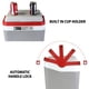 thumbnail image 3 of Koolatron Ultra Kool Enfriador de hielo con asa de transporte Capacidad de 25 L / 26 cuartos para refrigerios Almuerzo Excursiones de un día Camping Viaje Camión SUV Coche Barco Fabricado en América d, 3 of 5