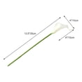 thumbnail image 3 of White Calla Lilies, Artificial Lily Flowers, 10Pcs 35cm Fake Flowers for Wedding Bouquet Home Vase Table Centerpiece Decor, 3 of 8