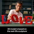 thumbnail image 6 of LEGO Art LOVE Building Set for Adults - Valentines Day Gift & Decor - DIY Arts & Crafts Kit, Ages 18+ - Home Office, Bedroom, Shelf Decor for Women & Men - 31214, 6 of 9