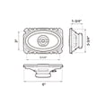 thumbnail image 5 of PIONEER TS-G4620S 4"x6" 60W RMS G-SERIES 2-WAY CAR AUDIO COAXIAL SPEAKER SYSTEM, 5 of 5
