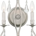 thumbnail image 5 of 5012-OS-CL-MWP Crystorama Lighting Ashton - Two Light Wall Sconce in Minimalist Style - 10.5 Inches Wide by 18.5 Inches High-Olde Silver Finish-Hand, 5 of 8