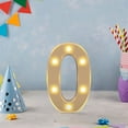 thumbnail image 5 of LED Marquee Letter Lights Sign 0-9 Number Light Up Letters Sign for Night Light Wedding Birthday Party Christmas Lamp Home Bar Decoration, 5 of 6