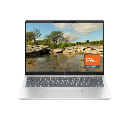 HP Pavilion Plus 14 inch Laptop, WUXGA Display, AMD Ryzen 5 7540U, 16 GB RAM, 512 GB SSD, AMD Radeon 740M Graphics, Windows 11 Home, 14-ey0010nr (2023)