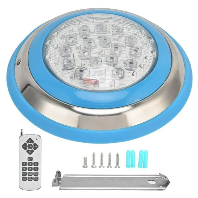 Underwater Light, IP68 Waterproof Simming Pool Lamp For Simming Pool For Aquarium 24W-2400LM