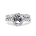 thumbnail image 2 of Bague de Mariée Halo 5/8ct en Or Blanc Massif 14K, 2 of 3