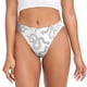 thumbnail image 1 of Fotbe Hand Drawn Snake Tanga Sin Costuras para Mujer con Estampado – Panties Invisibles, Transpirables y Cómodos para Uso Diario-Small, 1 of 6