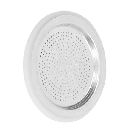 

Coffee Pot Filter Disc Rust Proof Labor Saving Coffee Pot Filter Washable With Sealing For Coffee Making For 6 People