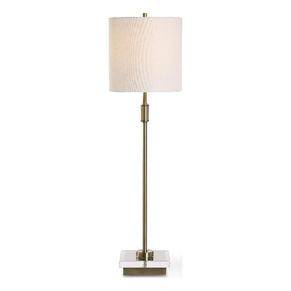Bowery Hill Contemporary 32"H x 9"W x 9"D Metal Buffet Lamp in Gold