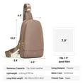 thumbnail image 3 of Kattee Sling Bag for Women Crossbody, Soft Leather Fanny Packs for Women, Small Crossbody Chest Bag with RFID Blocking, 3 of 7
