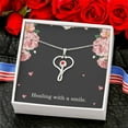 thumbnail image 2 of Healing With A Smile Nurse Necklace Nurse Christmas Gift Nurse Appreciation Gift Nursing Gift, 2 of 8