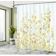 thumbnail image 5 of Ambesonne Flower Shower Curtain, Daffodil Bloom Spring, 69"Wx84"L, Yellow Orange Pale Blue, 5 of 5