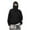 A37 Black, variant on Xdegoge Kids Hoodie with Face Cover Zipper Sweatshirt for Boys Girls, Warm Winter Clothing Long Sleeve Pullover Oversized Hoodies