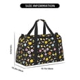 thumbnail image 3 of Fotbe Flower Butterfly Bolsa de Viaje con Estampado, Bolsa de Fin de Semana para Mujer con Compartimento para Zapatos, Bolsa de Gimnasio con Bolsillo Húmedo, 3 of 7