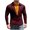 Wine, variant on Lopecy-Sta Men's Long Sleeve Tops Casual Textured Casual Collared V Neck Sweater Ribbed Lightweight Knitted Long Sleeve Polos for Men