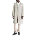 thumbnail image 1 of Calvin Klein Mens Classic Long Trench Coat Blazer Jacket, Beige, X-Large, 1 of 1