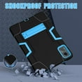 thumbnail image 5 of FIEWESEY case Cover for Xiaomi Redmi Pad SE 11 inch, Heavy Duty Shockproof Rugged Protective Case with Tempared Glass for Redmi Pad SE 11 2023 (Black/Blue/2 Pcs), 5 of 6