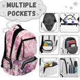 thumbnail image 6 of Aplkyhs Backpack for Age 9-18 17 Inch Cherry Blossom Axolotl Large Capacity School Bag Lightweight Durable Bookbag for Students Travel, 6 of 7