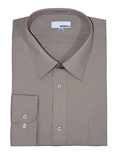 silver dress shirt