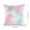 thumbnail image 3 of Rewenti Rabbits Hair Ties-dyes Iridescence Series Pillow Cushion Pillow Cushion Sofa Bedroom Pillow Set Does Not Contain Core, 3 of 6