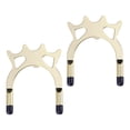 thumbnail image 1 of OUNONA 2 Pcs Tête de Pont de Snooker Dorée avec Poignée Ergonomique pour Billard de Précision, 1 of 8