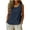 Navy, variant on Tank Tops for Women Solid Color Sleeveless Crew Neck Trendy Casual Dressy Pullover Shirt Workout Blouses