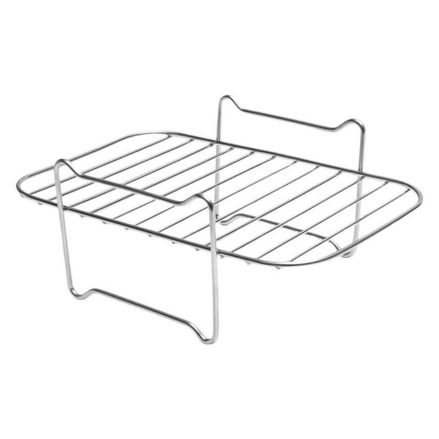 Stainless Steel Air Fryer RackDurable Food Dehydrator Stand Compatible with Foodi, Dualzone, Chefman Easy to Clean and Use for Versatile Cooking