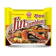 OTTOGI JIN Jjambbong- Korean Style Instant Noodle - Spicy Seafood Noodle (130g) - 4 Pack