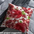 thumbnail image 2 of Manfei Cartoon Pomegranate Fabric by the Yard (1 Yard), Fruit Theme Decorative Fabric by the Yard, Botanical Plant Sewing & Crafting Fabric, 2 of 6