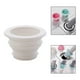 thumbnail image 5 of Tapón de sellado de silicona para desagüe de lavandería, baño, alcantarillado, antiolor blanco, 5 of 8