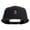 Black, variant on Bear Caught Fish Embroidered 5 Panel Mesh Trucker Snapback Cap - Red OSFM