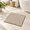 Beige New-1' x 1' (Rectangular), variant on Small Bathroom Rugs Non Slip Washable Bath Super Absorbent Rug Thin Quick Dry Low Pile Mats Beige 12x12