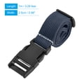 thumbnail image 2 of Unique Bargains 1m Length with Quick Release Buckle Luggage Straps, Navy Blue, 2 of 5