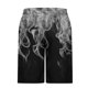 thumbnail image 3 of Pantalones Cortos de Cintura Elástica para Hombre con Bolsillos Pantalones Cortos de Longitud de Rodilla con Impresión de Llama, Pantalones de Playa Casuales con Cordón Elástico, 3 of 6