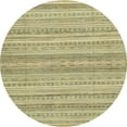 thumbnail image 1 of Ahgly Company Indoor Round Abstract Copper Green Abstract Area Rugs, 3' Round, 1 of 6
