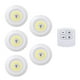 thumbnail image 2 of Lámpara de lámpara debajo del pequeña sala, luz de noche LED COB inalámbrica de telemando con batería para mostrador de dormitorio, escalera claro blanco Salvador Bajo la luz del gabinete, 2 of 8