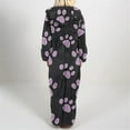 thumbnail image 3 of Pyjama pour Filles, Combinaison de Nuit Chaude d'Hiver à Manches Longues avec Capuchon, Combinaison Pyjama pour Filles, 3 of 6