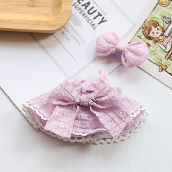 17cm Doll Clothes - Premium Doll Outfit with Accessories - Skirt set , Dress Outfit Accessories Compatible with 5.9- 6.7inch Dolls (NO Doll)