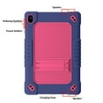 thumbnail image 3 of FIEWESEY for Walmart Onn 10.1 2024 Tablet Case for Onn 10.1 Gen 4 Case Shockproof Hybrid for Kid Kids Friendly Shell Case Built in Shoulder Strap Stand for Walmart Onn 10.1 2024 100135925 - NavyPink, 3 of 9
