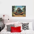 thumbnail image 4 of Lsque Forest Meditating Gorilla Print Wall Art – Decorative Picture for Living Room, Bedroom, and Office (Horizontal), 4 of 6