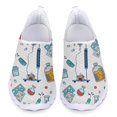 thumbnail image 1 of Zapatos de malla cómodos con diseño médico de perro bonito y animal, antideslizantes, para caminar al aire libre, de tendencia urbana, nuevos zapatos planos para el trabajo en el hospital, 1 of 5