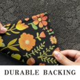thumbnail image 6 of Bohemian Retro Floral Non-Slip Entryway Door Mat,Boho Indoor Decor Durable Low Plush Door Mat,Washable Welcome Rug for Patio Hallway Home Decor 16x47 Inches, 6 of 7