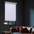 thumbnail image 5 of AOSKY Blackout Roller Shade--Experience the safety and convenience of a cordless design, easy installation, and family-friendly use,57" W x 72" H,White, 5 of 5