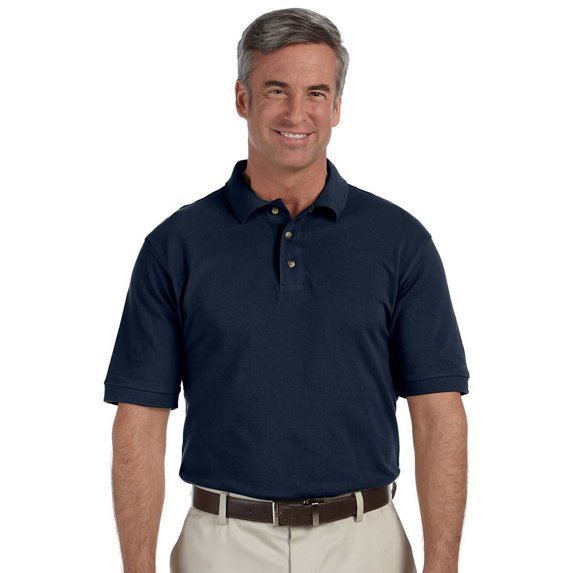 Harriton Tall 6 Oz. Ringspun Cotton Piqué Short-Sleeve Polo