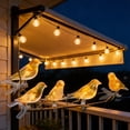 thumbnail image 5 of Dvkptbk led string lights Solar Bird String Lights with Clips Courtyard Decoration Outdoor Waterproof Decorative Light Bird-Shaped Solar Lights Outdoor Solar Bird String Lights, 5 of 5