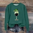thumbnail image 5 of Blusas y camisas de manga larga con cuello redondo para niños Estampado del Día de San Patricio Estampados de manga larga Casual Suelto Forro polar para mayor calidez Sudadera con capucha de manga lar, 5 of 5